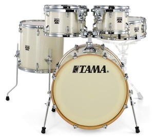  TAMA CK50RS-VWS - Superstar Classic Vintage White Sparkle 5 Parça (20B/10T/12T/14F/14S) Akustik Davul Seti