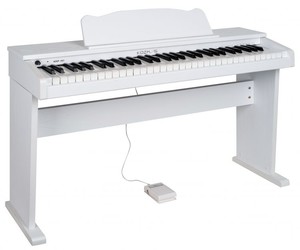  KOZMOS KKP-161WH Beyaz Dijital Duvar Tipi Çocuk Piyanosu